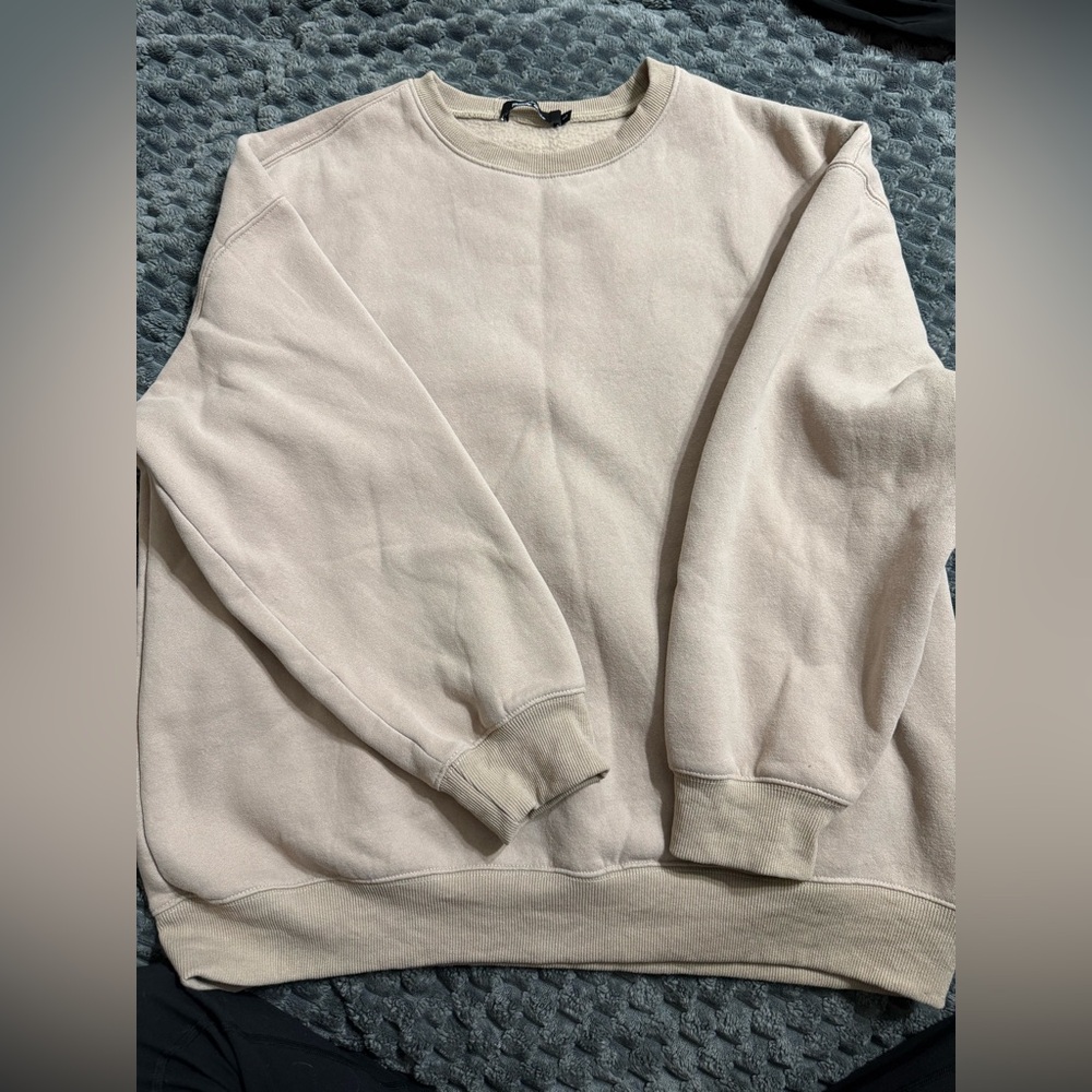 Cream Sweatshirt for Women